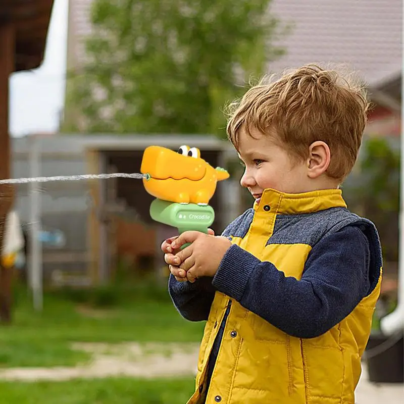 Wasser Soaker Spielzeug Cartoon Dinosaurier Hinterhof Strand Wasser Spritzen Interaktive Schwimmen Spiele Draußen Für Kleinkind 3-12