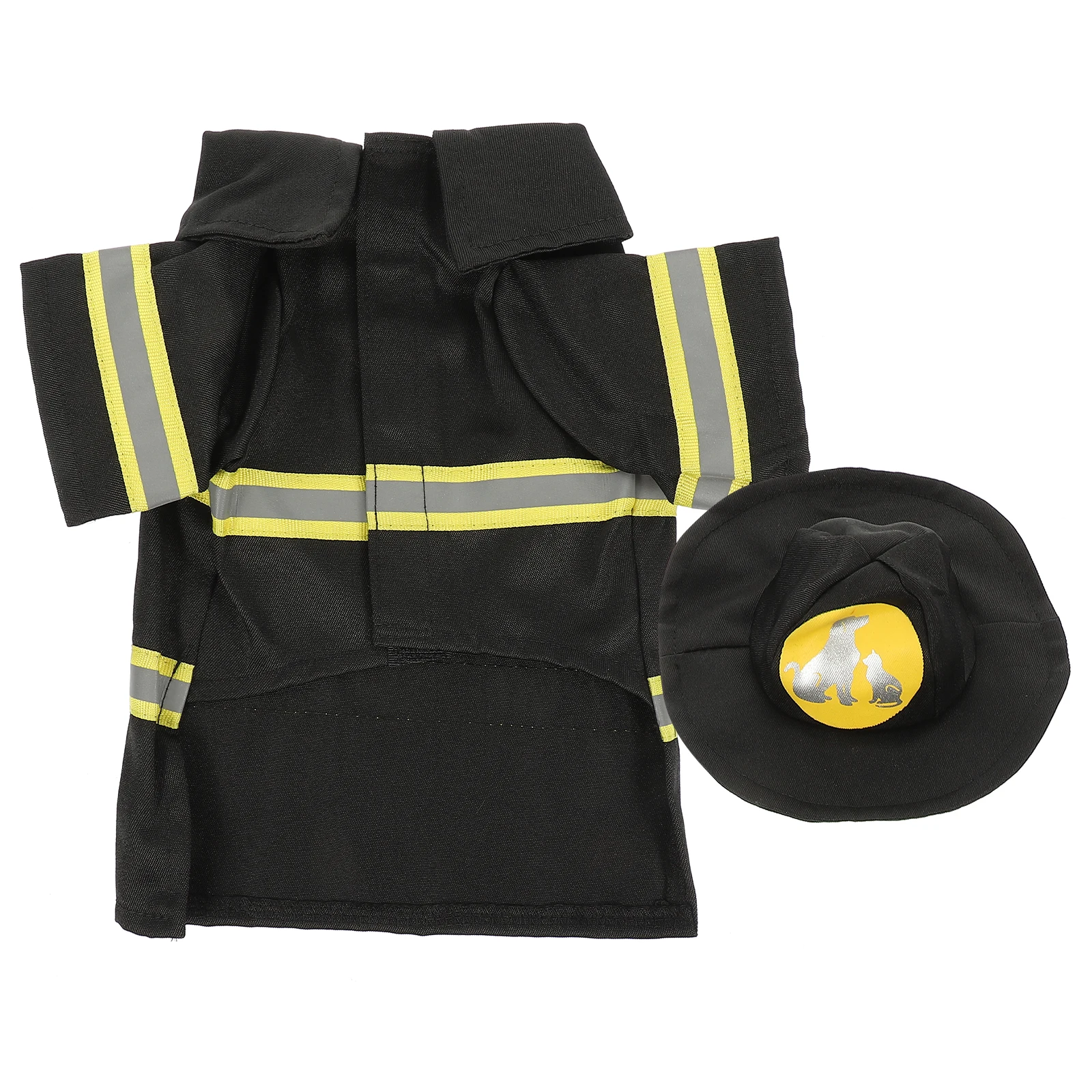 

Pet Fire Suit Dog Apparel Small Clothes for Dogs Coat Costume Modeling Fireman Costumes Large Firefighter