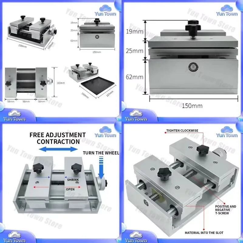for HYXBZJJ01 Laser Marking Machine Fixture for Tin Foil Paper Thin Paper Cutting Gold Foil Cutting Horizontal Stretch Tool