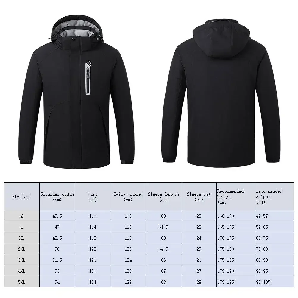 B-M Smart Heating Clothing  Jacket Male USB Charging  Outdoor Ski Clothing  Jacket Winter Ski Warm Clothing