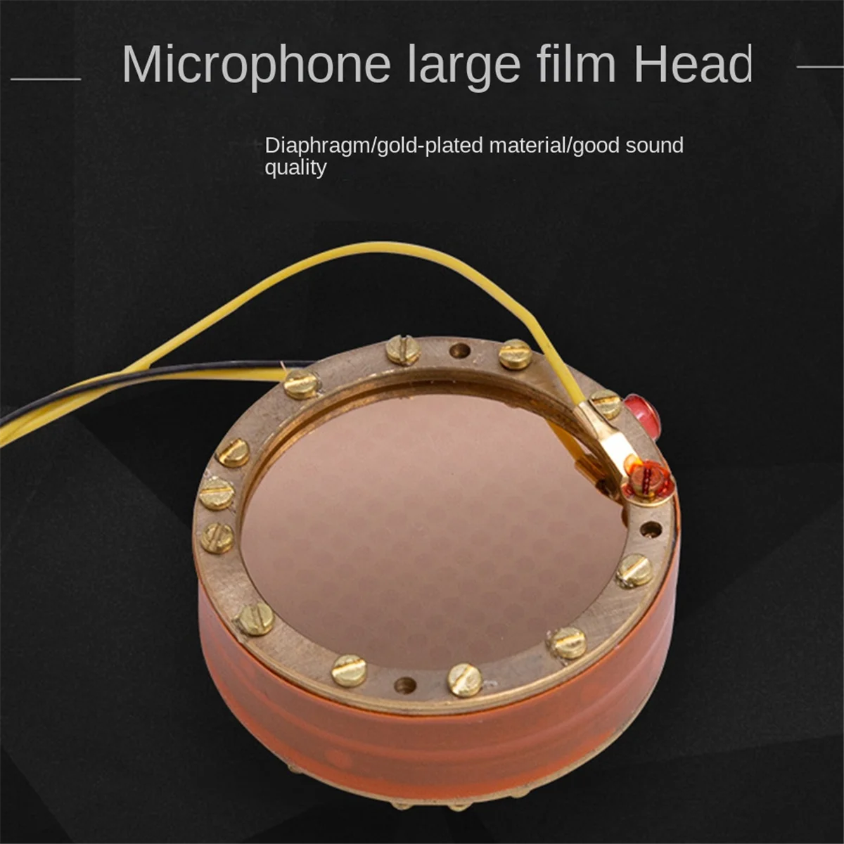 A49T -12 34mm Large Diaphragm Microphone Core Recording Condenser Mic Capsule for Specialization Recording
