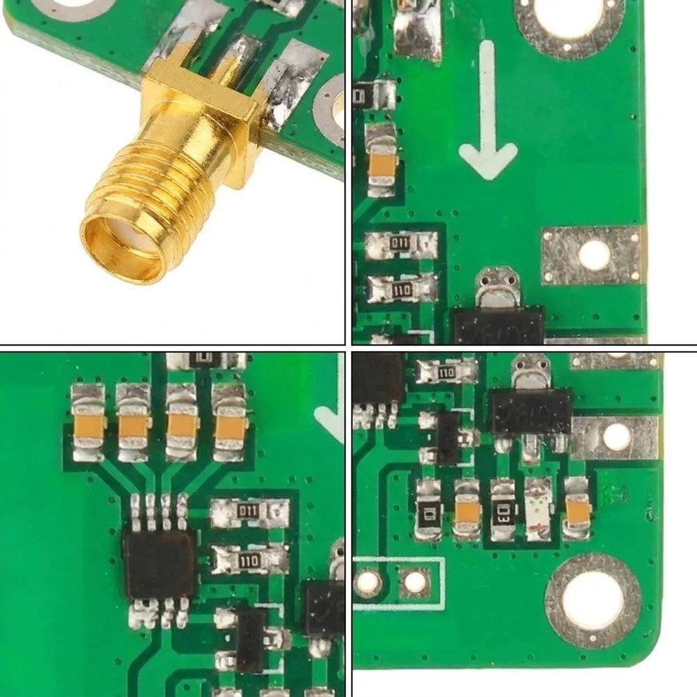 AD8313 Log Detector Module for RF Engineering Projects Analog Voltage Output 50 Ohm Interface 7-15V Supply 5x5x1cm PCB Board