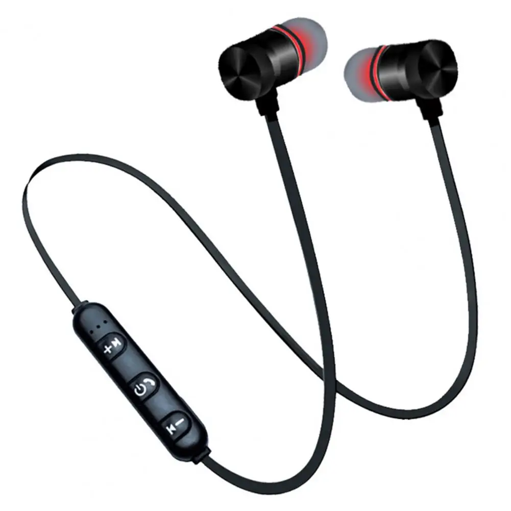 1 Set Portable Wireless Headphone  Stereo Surround Hanging Neck Wireless Headset  Button Control Wireless Headset
