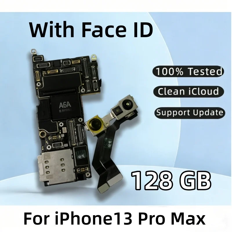 iPhone 13 Pro Max用ロック解除済みメインボード、iCloudなし、iOS
