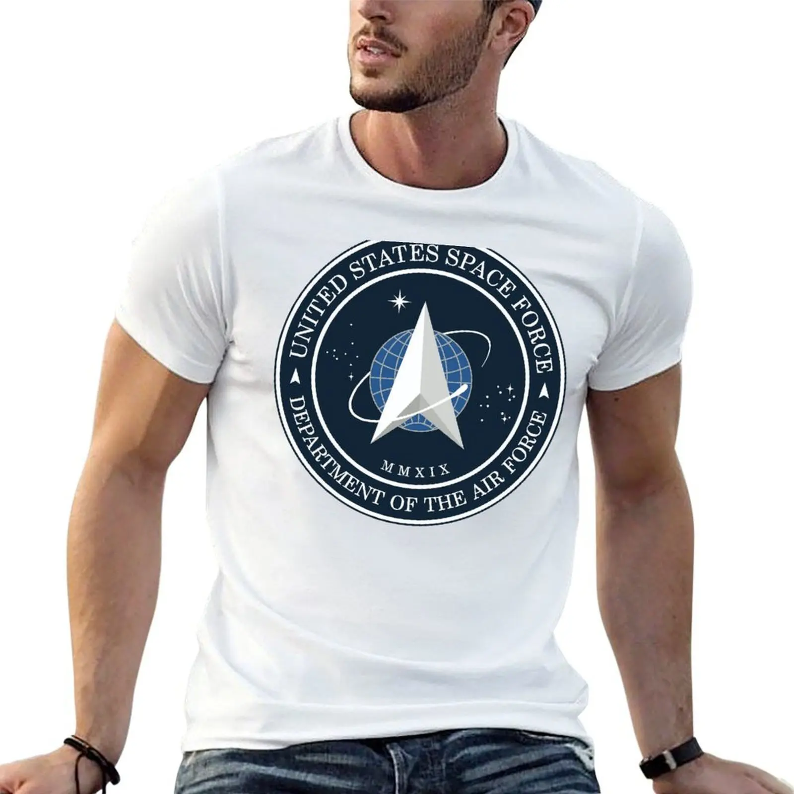 Space Force Logo T-Shirt man t shirt summer anime tshirt funny t shirts man T-shirt