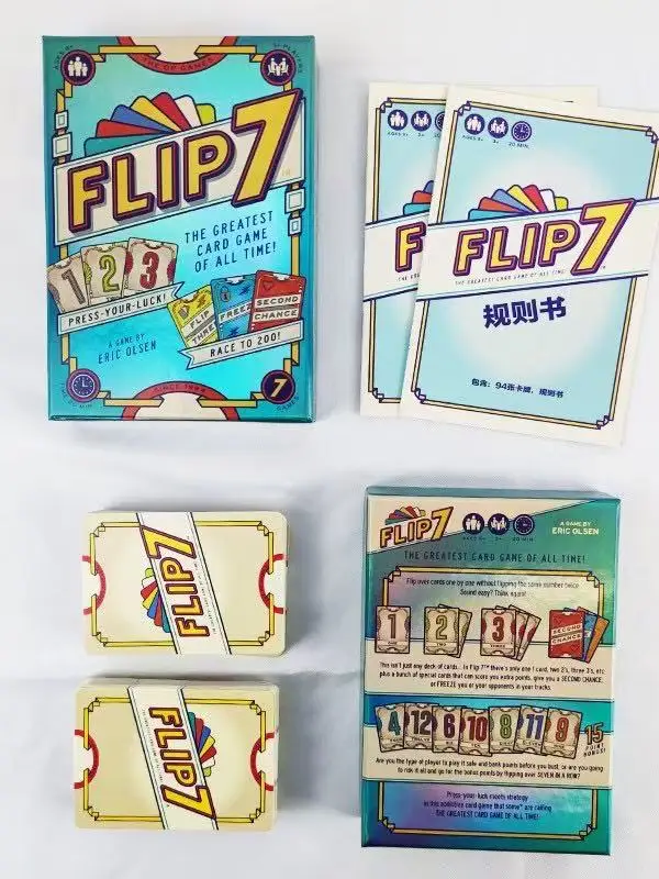 New Board Game FLIP 7 Excitement: A Must-Have Family and Friends Card Game for Memorable Game Nights and Gathering Fun image 4