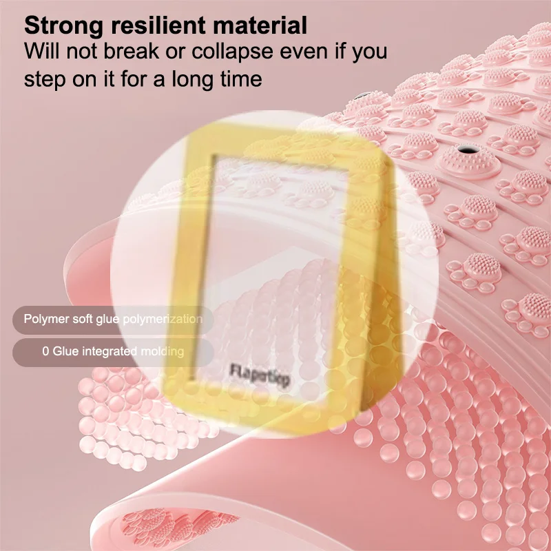 

65 * 40Cm Extended Soft Silicone Fingerprinting Board Foot Massage Pad In Situ Indoor Running In Situ Foot Foot Stepping Toe Pad