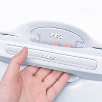 8pcs Car Door Bowl Handle Protector Sticker Car Door Handle Bowl Protector Transparent Anti-collision For MG HS Car Accessories