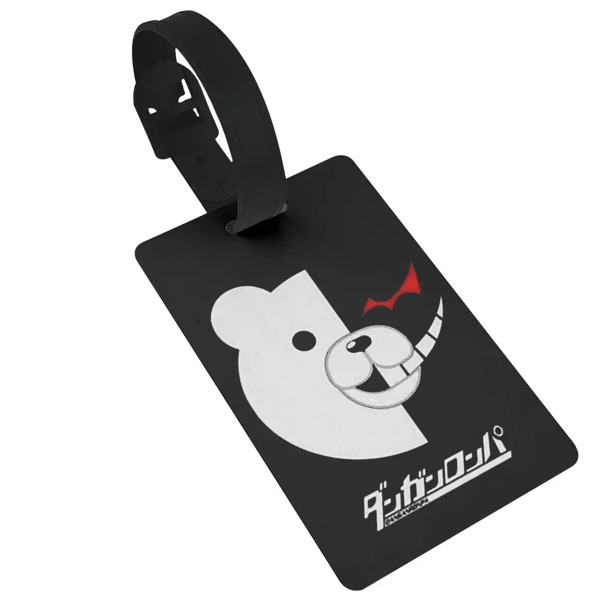 

Danganronpa Monokuma Luggage Tags Suitcase Accessories Travel Cute Baggage Boarding Tag Portable Label Holder ID Name Address