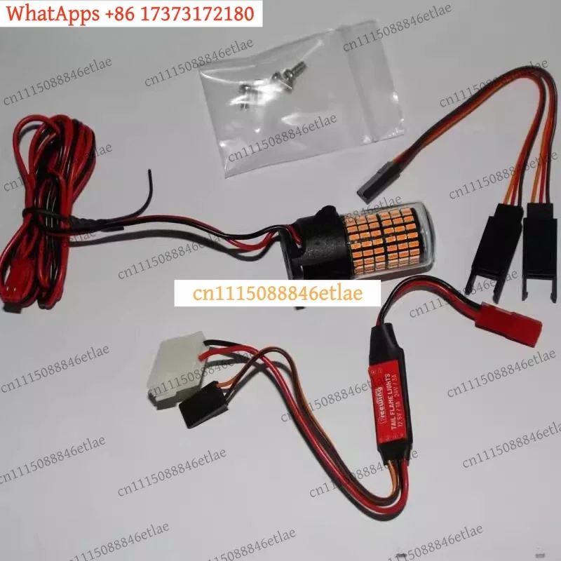 k3 Car LED Tail Light, Universal Flying Wing 2nd Gen 70 80 90, Simulated Flame Brake Light