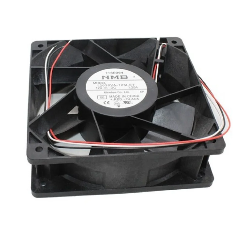 

C для NMB 12038VA-12M-ET 12038 12 В 1,25 А вентилятор охлаждения большого объема корпуса сервера