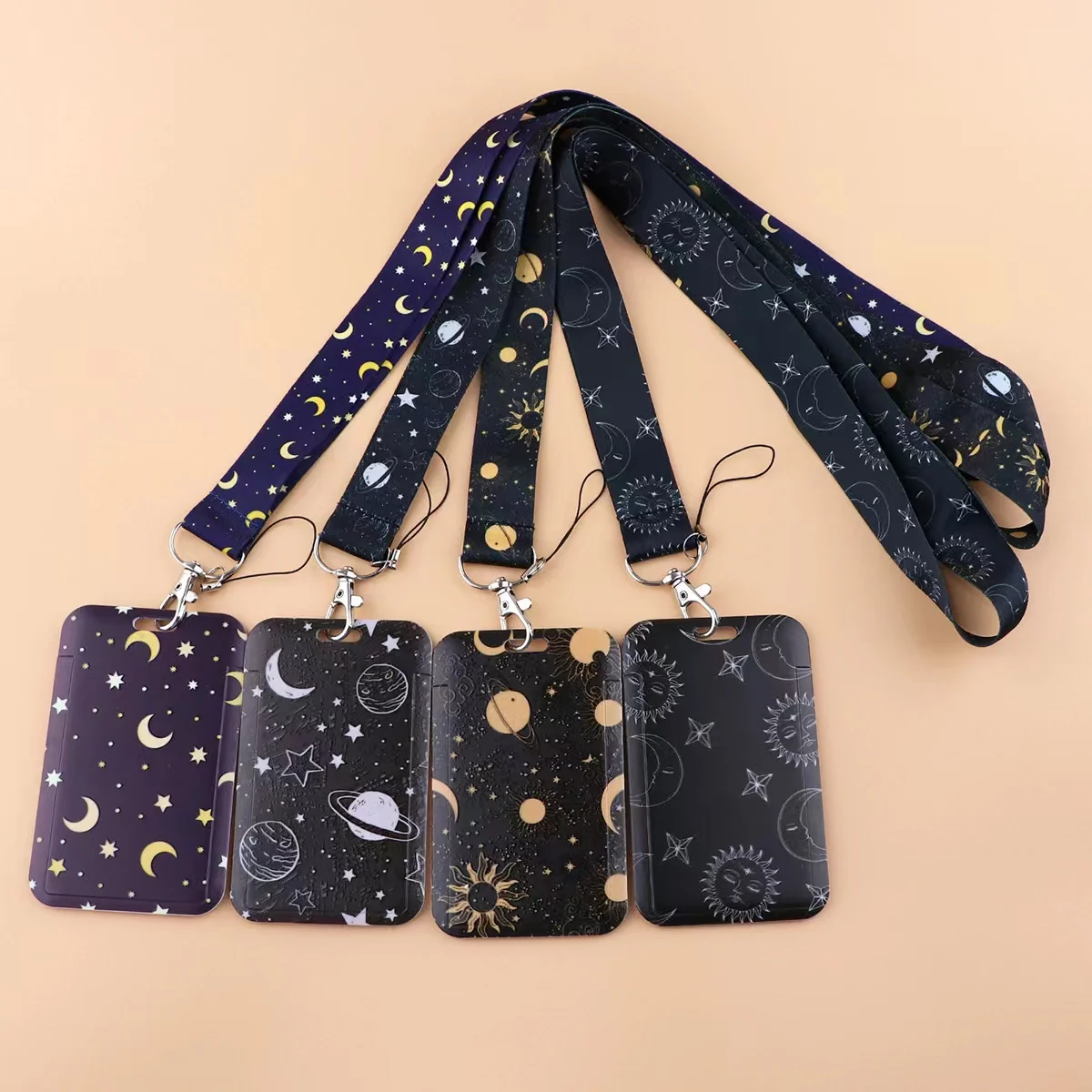 Wholesale!!!Moon planet Neck Strap Lanyard For Phone Straps Keychain Camera Strap ID Card Gym USB Hanging Rope Accessories Gifts