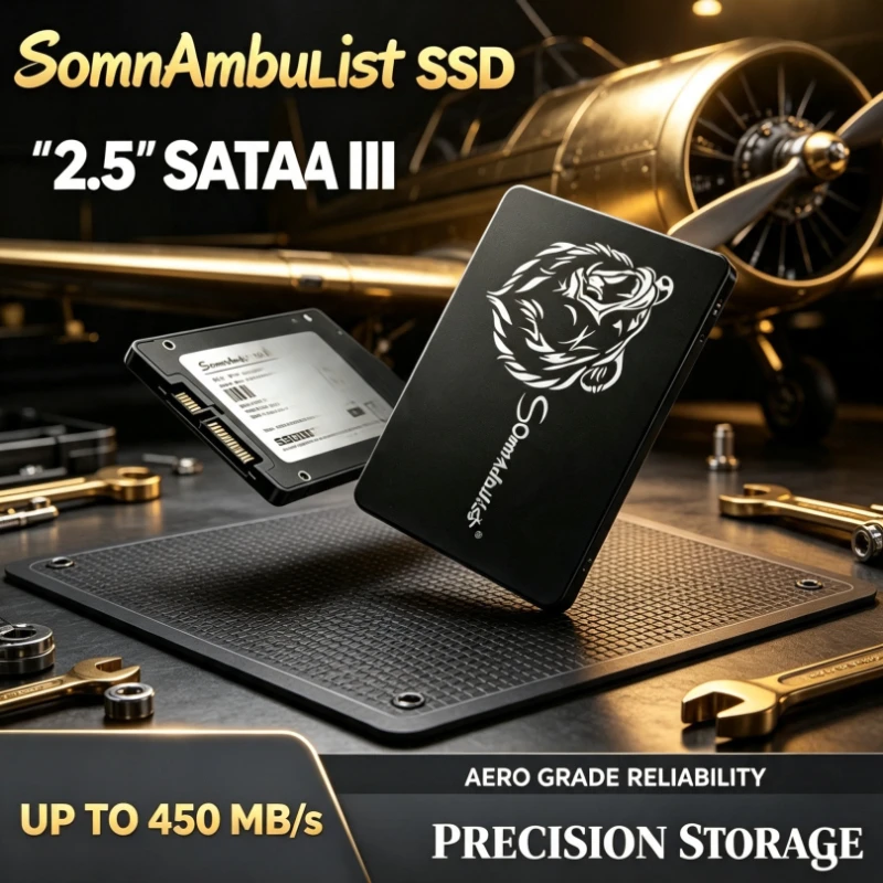 SomnAmbulist 256GB 128GB SSD Hard Disk State Solid Drive Wholesale Suitable for Computer Is Desktop Notebook 2.5 Inch Sata3.0