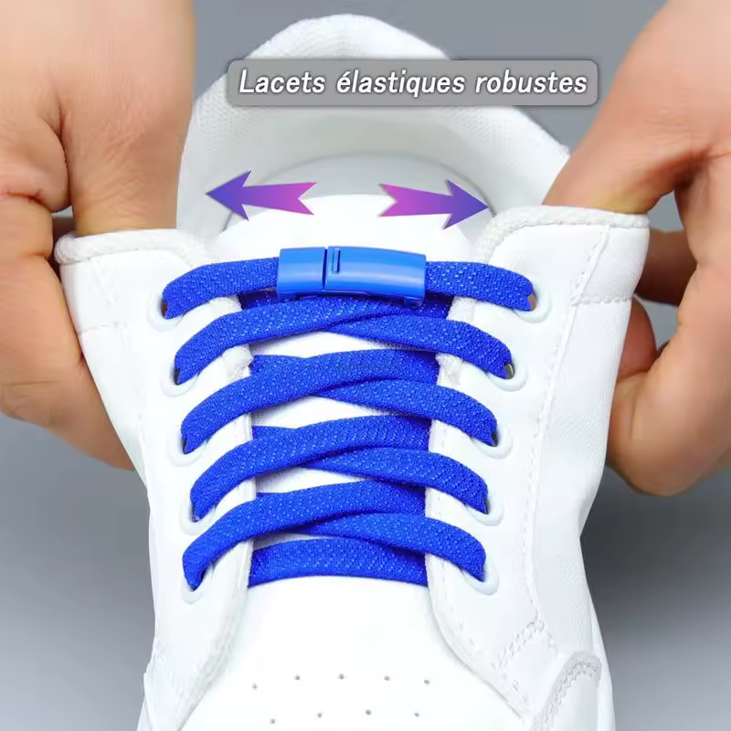Magnetic Lock Shoelaces without ties Colorful Elastic Laces Sneakers No Tie Shoe laces Kids Adult Flat Shoelace Rubber Bands - Image 3
