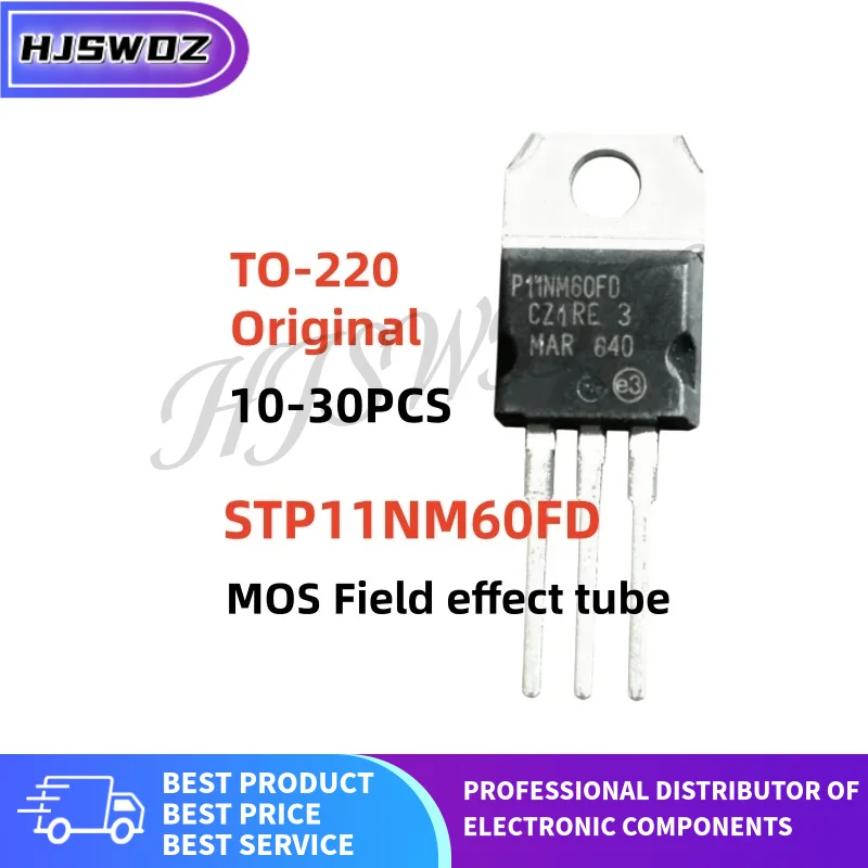 10-20pcs Original 100% New STP11NM60FD P11NM60FD 600V TO-220 MOSFET Field effect transistor