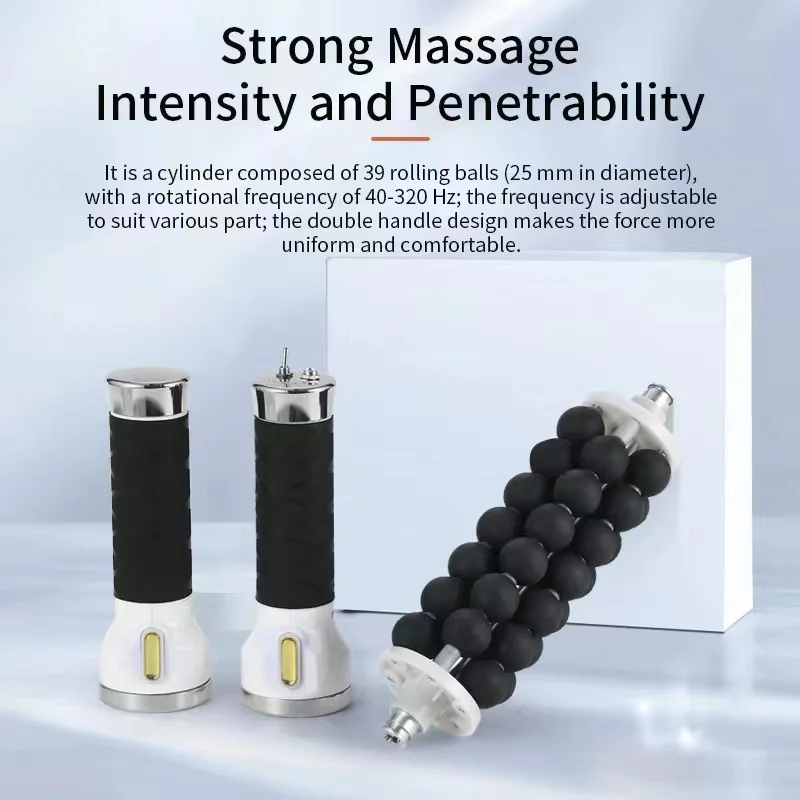 Deep Tissue Vibrating Rolling Body Massager Inner Ball Roller Body Micro Vibration Body Massage Machine