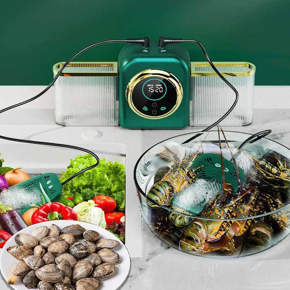 Wall-mounted desktop fruit and vegetable dual-use washing machine portable household fruit and vegetable washing machine