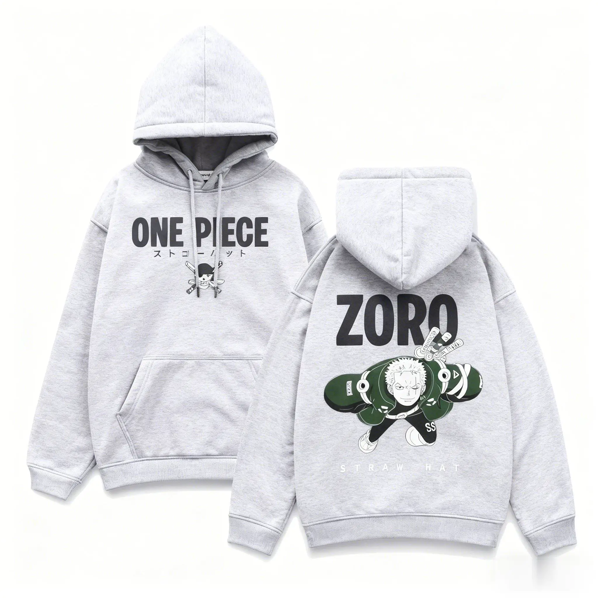 قطعة واحدة زورو أنيمي هوديي البلوز الرجال النساء المتضخم الشارع الشهير تأثيري عادية 2026 بلوفر شتوي جرافيك طباعة سترة