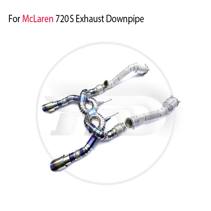 HMD Titanium Exhaust System Catback And Downpipe for McLaren 720S Auto Modification Electronic Valve Muffler