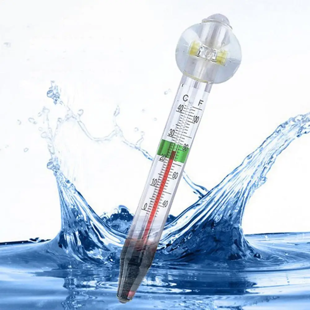 10.5cm Floating Temperature Gauge Vertical Small Fish Tank Temperature Measurer Household Floating Water Temperature Monitor - view 3