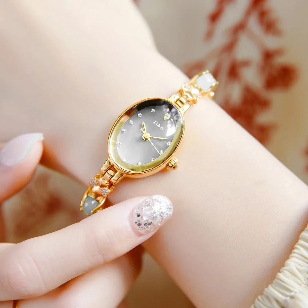 Women\'s Watch Chain Bracelet Brand High Beauty Light Luxury Quartz Inlaid Diamond Waterproof Female Fashion Clock Watches Gift