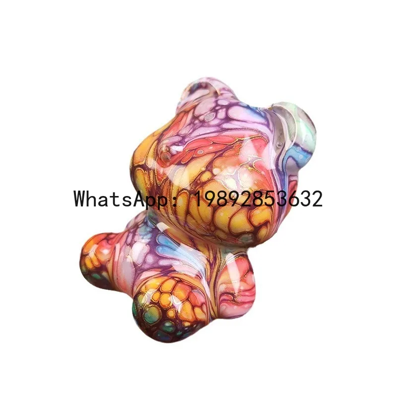 

PYJ Tsundere Cat Faceless Cat Wood Carving Small Piece Floating Lacquer Cat Painted Fluid Gadget Large Lacquer