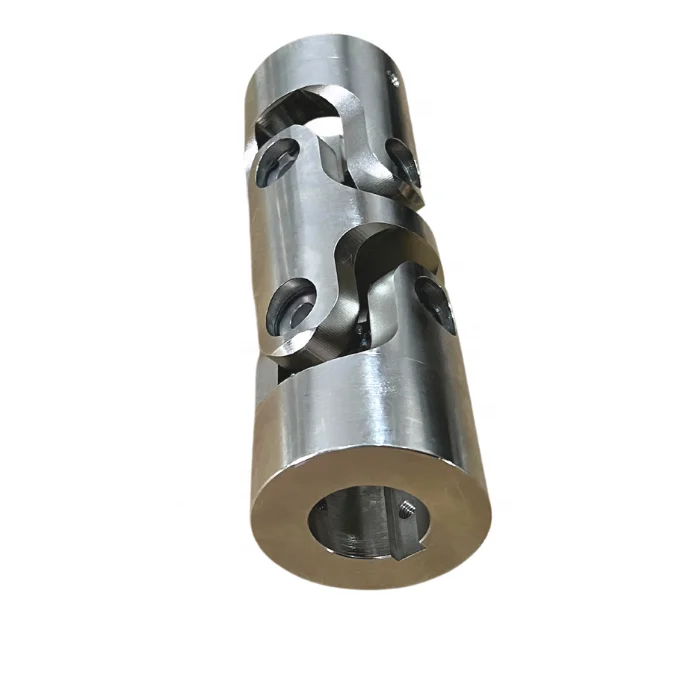 Heavy-Duty Steel Double Cardan Joint with Four Universal Needle Roller Bearings for Wastewater Treatment Equipment