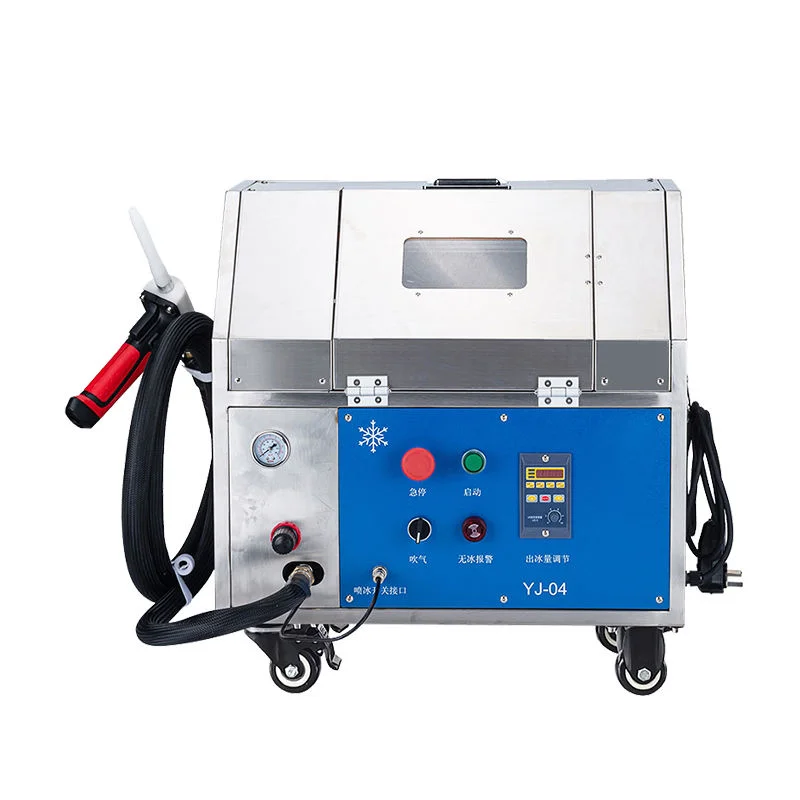 Commercial Dry Ice Blasters Automatic Dry Ice Blaster Cleaning Machine Block Dry Ice Blaster Machine For PCB Board Mould PCBA