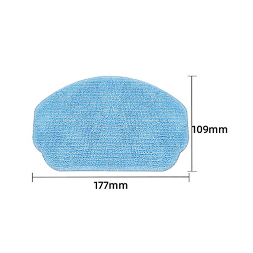 4/10pcs Microfiber Cleaning Dust Mop Cloths Replacement For Kabum Smart 100 Robotic Vacuum Household Cleaner Mop Pad