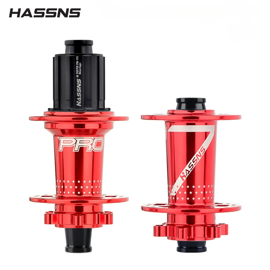 

HASSNS PRO7 Bicycle Hub 32Holes J-Bend Spokes THRU Axle 12X142 HG/XD/MS 4Pcs Sealed Bearing for SHIMANO Mountain Bike Freehub