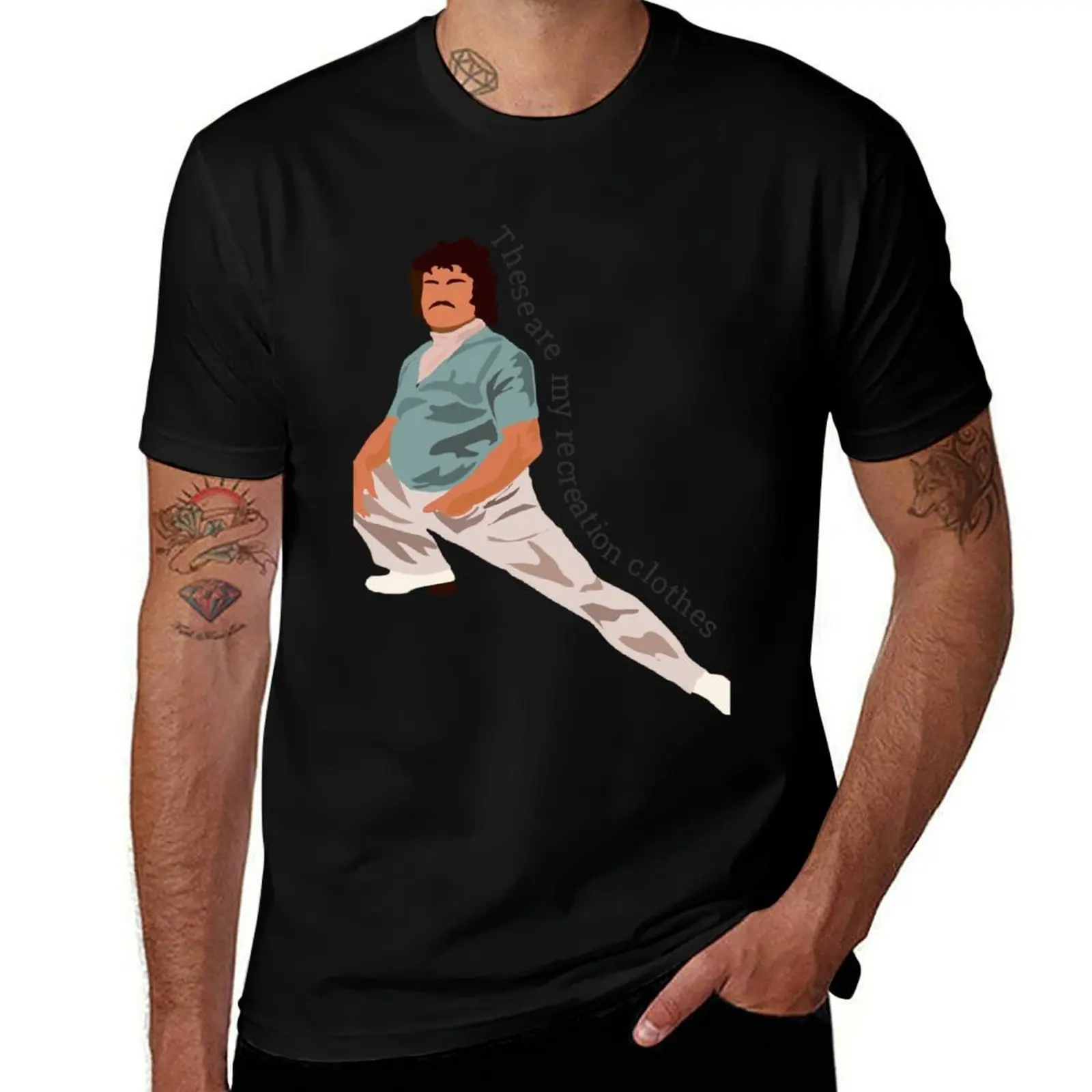 Nacho Libre These Are My Recreation Clothes T-Shirt printed t shirts for man T-Shirt