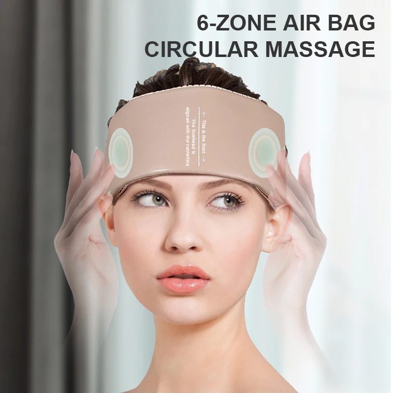 Head massage automatic meridian dredge kneading temple headache to help sleep relief instrument physiotherapy