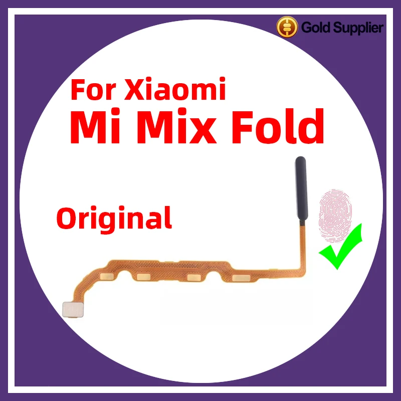 

Original For Xiaomi mi mix fold Fingerprint Sensor Scanner Touch ID Connect home button Flex Cable