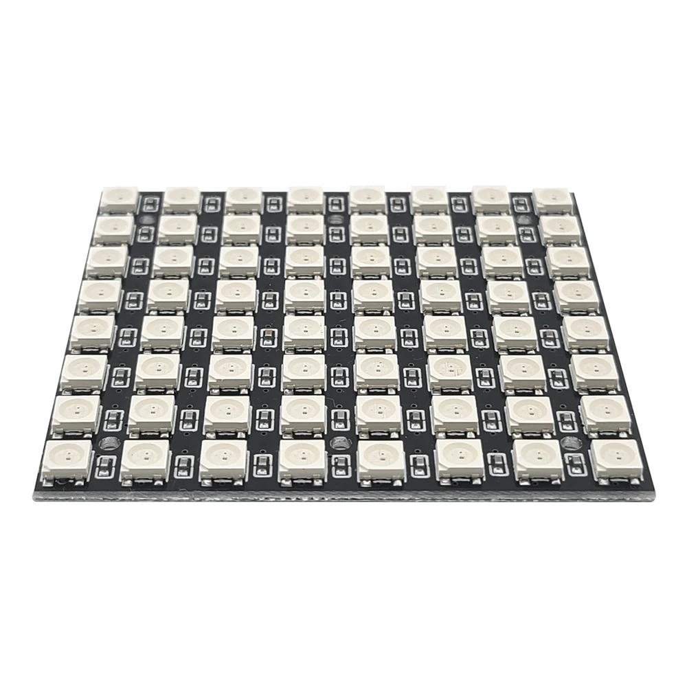 WS2812 LED وحدة 5050 RGB كامل اللون لوحة تطوير السائق 64bit الخرز 8x8 5V #5