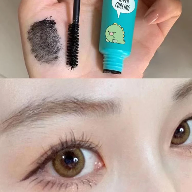 "Cappuvini Animal-Shaped Tube Mascara - Lengthening, Volumizing, and Curling Effect; Water-Resistant, Long-Lasting Hold without
