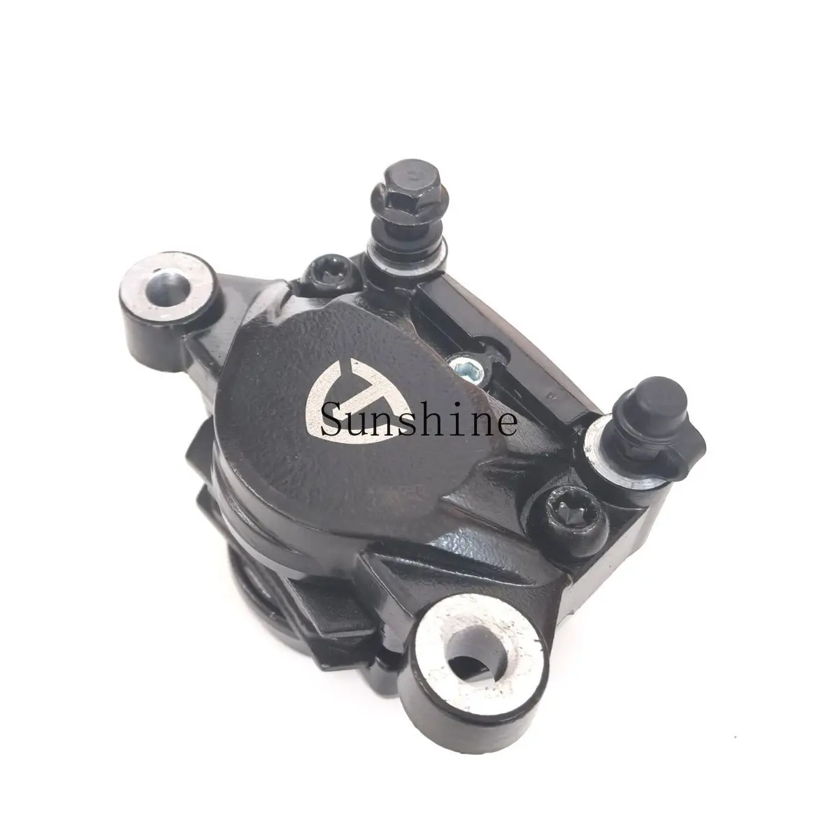 Electric vehicle double piston opposite disc brake lower pump brake lower pump