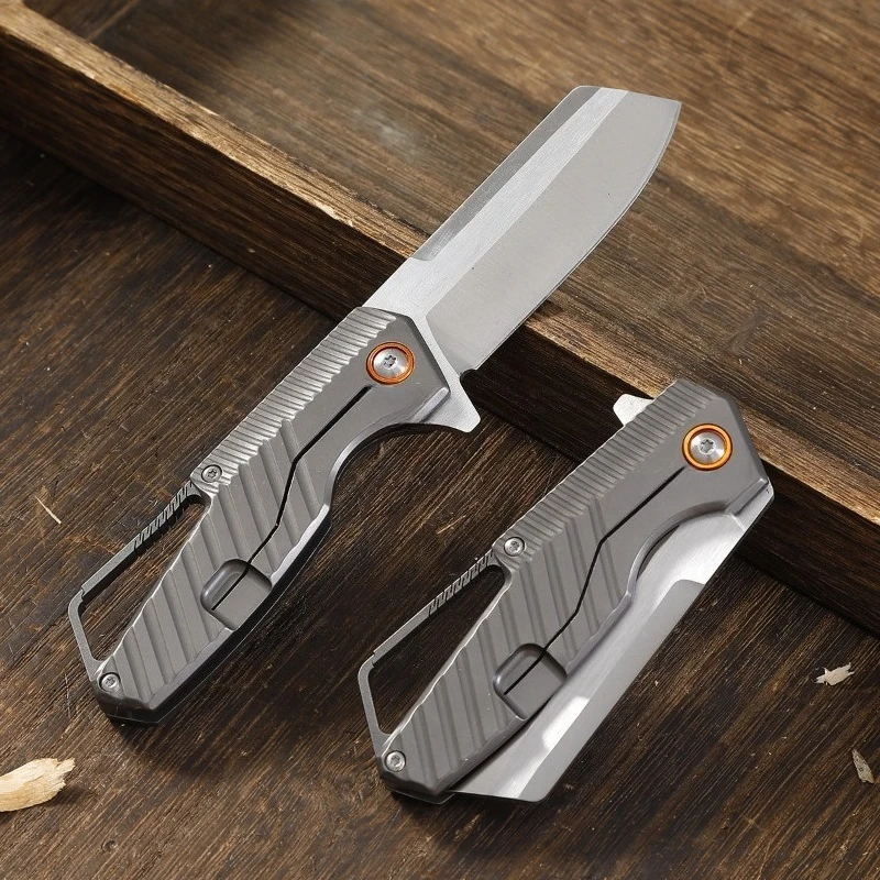 

New Outdoor Camping Folding Knife M390 Blade Carbon Alloy Handle Pocket Survival Tactical Hunting Utility Fruit Knives EDC Tool