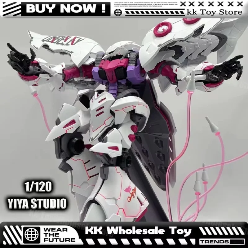 

YIYA STUDIO MG 1/120 Amx-004 Qubeley Assembly Model Kits Plastic Skeleton Kits Anime Action Figure Robot Plastic Gifts Toys