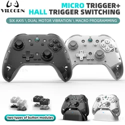 New Z04 Wireless BT Game Controller Six-axis Gyroscope Hall Joystick Gamepad for Android/IOS/PC With Charging Dock