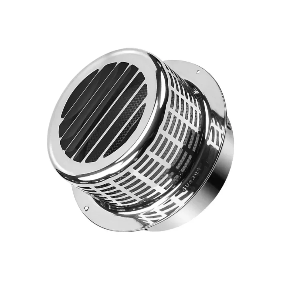 

1pcs Exhaust Hood Cover Rainproof Stainless Steel Ventilation Grill Exhaust Hood Cover,Weatherproof Range Pipe Vents Accessories