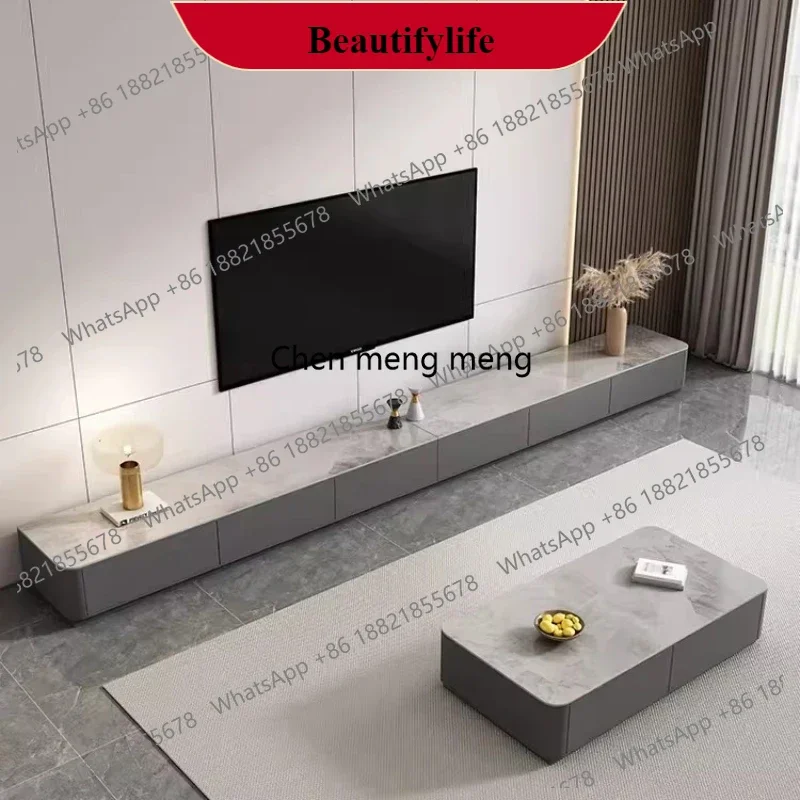 

M138Designer Display TV Cabinet Modern Simple Light Luxury Entertainment Tv Stands Trendy Nordic Universal Archivadores Furnitu
