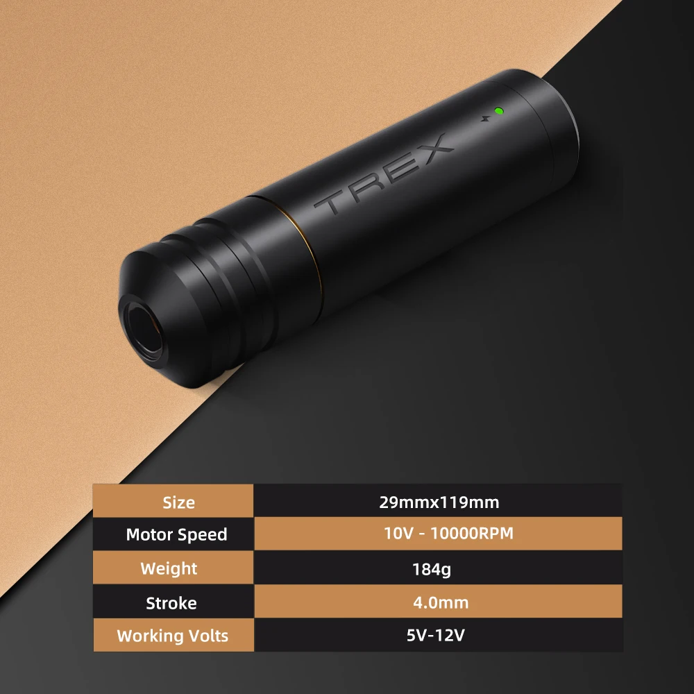 قلم آلة الوشم TREX RCA محرك Mabuchi قوي وهادئ لتوريد بطانة الوشم وتظليلها