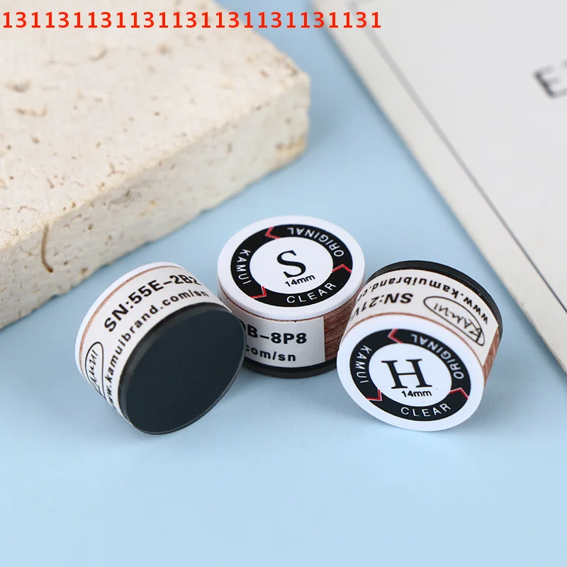 

14mm Billiard Pool Cue Tip Snooker SS/S/M/H Billiard Cue Stick Tips Accessories for Pool Table Games