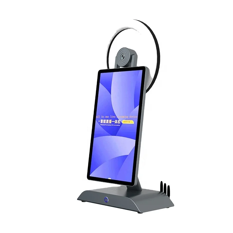 

Jepower 15.6 Inch Tabletop Live Streaming Machine Easy Indoor TikTok Broadcasting Equipment with 1 Year Warranty and RJ45 Input