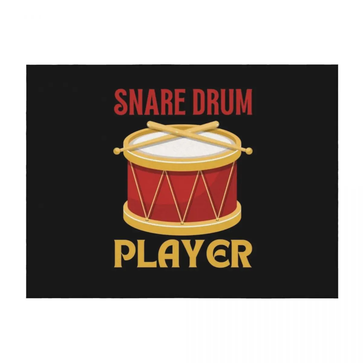 

Snare Drum Player Throw Blanket Decorative Sofas Blankets For Bed funny gift decorative Blankets