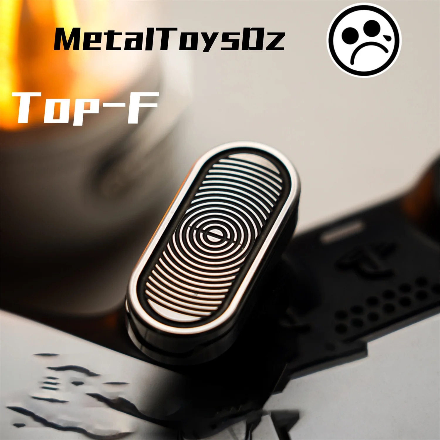 Metal Toys DZ Original Top-F Mechanical Fidget Slider Non-Magnetic Fingertip Stress Relief Toys Adult Gift