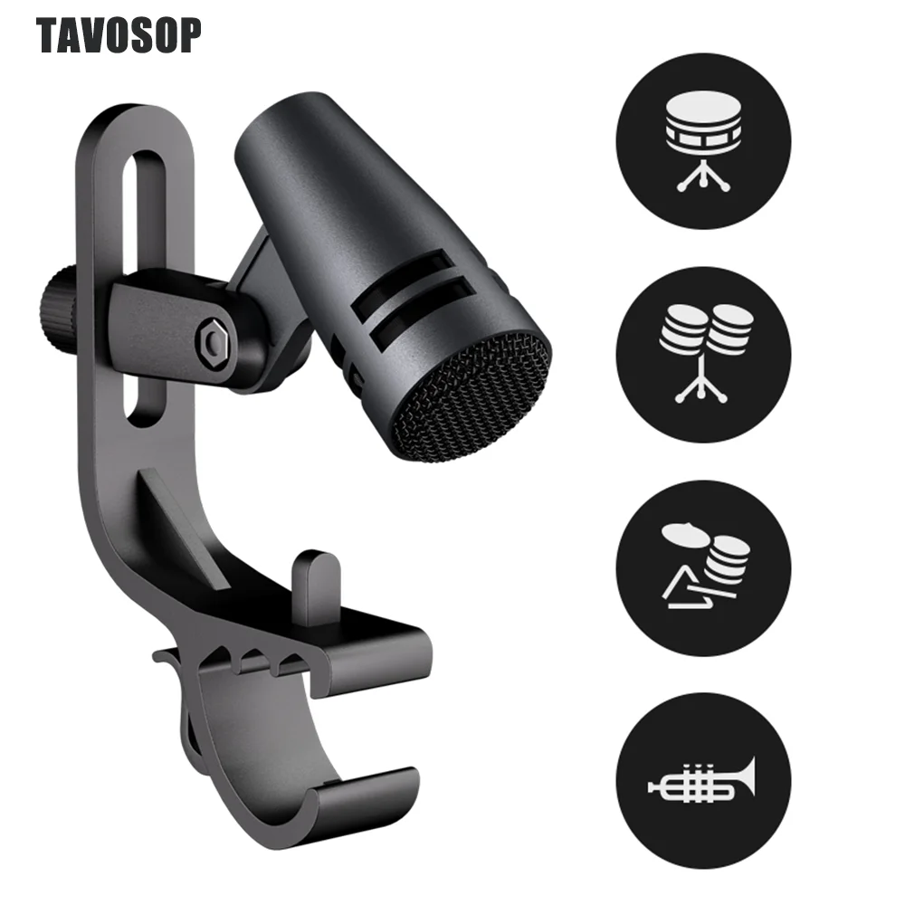 TAVOSOP E604 Dynamic Series Cardioid Instrument Wired Drum M