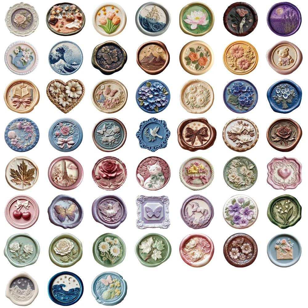 50 pezzi adesivi per vernice con stampa in rilievo nostalgia cartoni animati laptop bagagli dormitorio comunitario chitarra decalcomanie per motociclette simpatico cartone animato