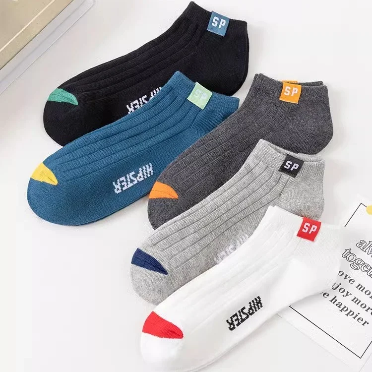 5 Paar 2026 neue Knöchelsocken, niedrig geschnitten, bequem, geruchsabweisend, schweißabsorbierende Sportsocken, geeignet für Frühling, Sommer, Herbst – Detail 5