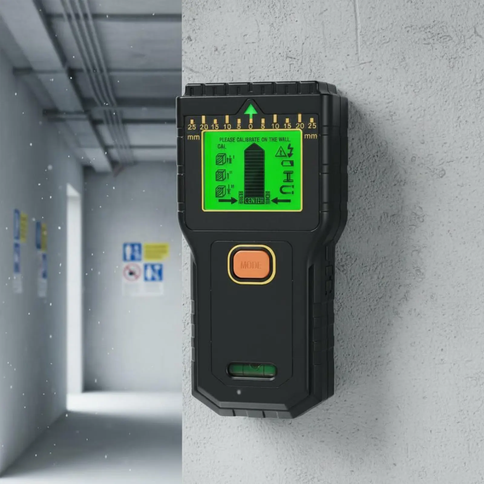 Multifunction Stud Detector 7-in-1 Wall Sensor Wall Scanner Precision Marking Wire Sensor LCD Display for Renovation